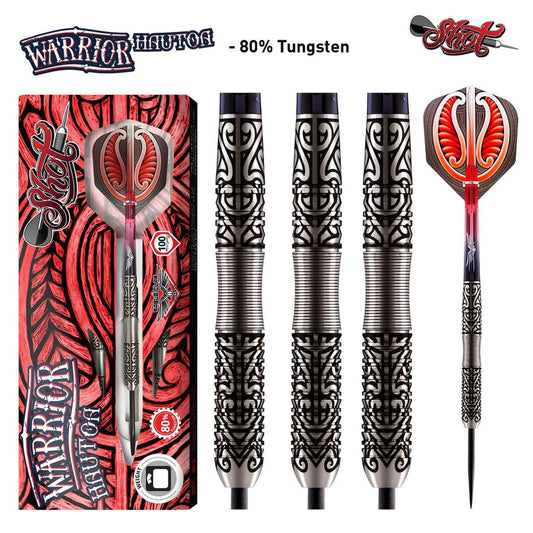 Warrior Hautoa Steel Tip Dart Set - 80% Tungsten image 