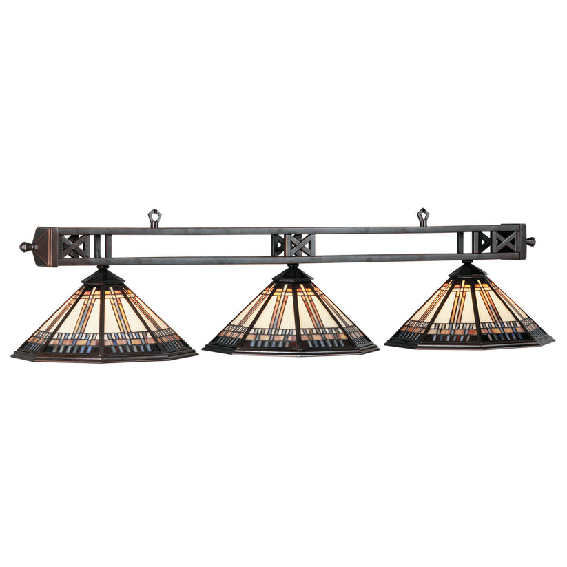 54" Winslow 3 Lt Billiard Lamp