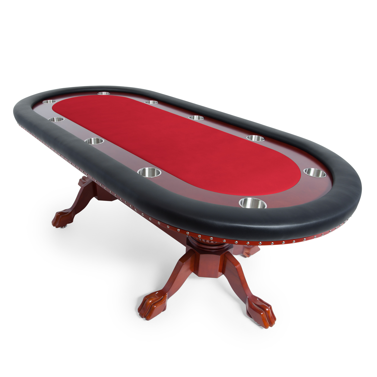 Table de poker Rockwell 94" (acajou)