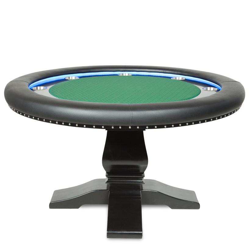 Table de poker ronde LED Ginza