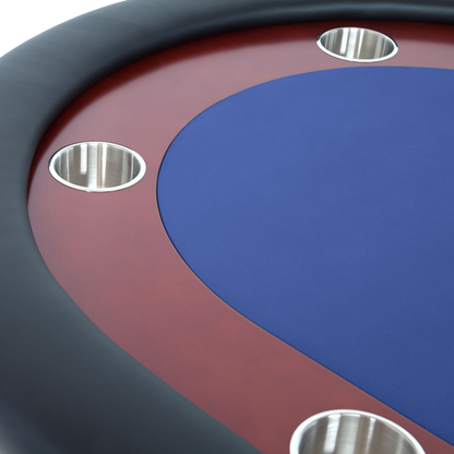 Table de poker Rockwell 94" (acajou)